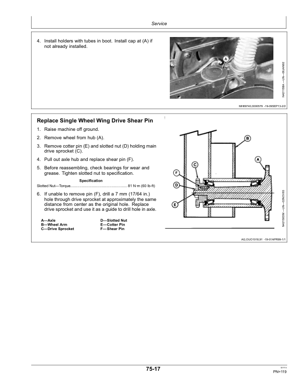 John Deere 455 Folding Grain Drills Operator's Manual (OMKK15198) - Image 2