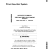 John Deere Direct Injection System R4030, R4038 Self-Propelled Sprayers Operator's Manual (OMKK15798)