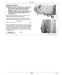Alternative view of John Deere 7760 Cotton Picker (050001-) Operator's Manual (OMKK16576)