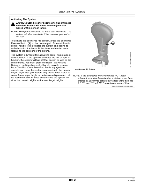 John Deere 4630 Self-Propelled Sprayers Export Edition (033001- ) Operator's Manual (OMKK19664) - Image 3