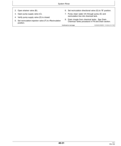 Alternative view of John Deere Direct injection System for R4030, R4038 & R4045 Self-Propelled Sprayers Operator's Manual (OMKK19847)