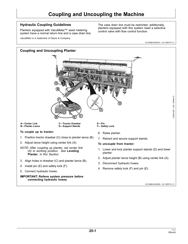 John Deere 1107,1109,1111 & 1113 Planters (100000-130099) Operator's Manual (OMKK20314) - Image 3