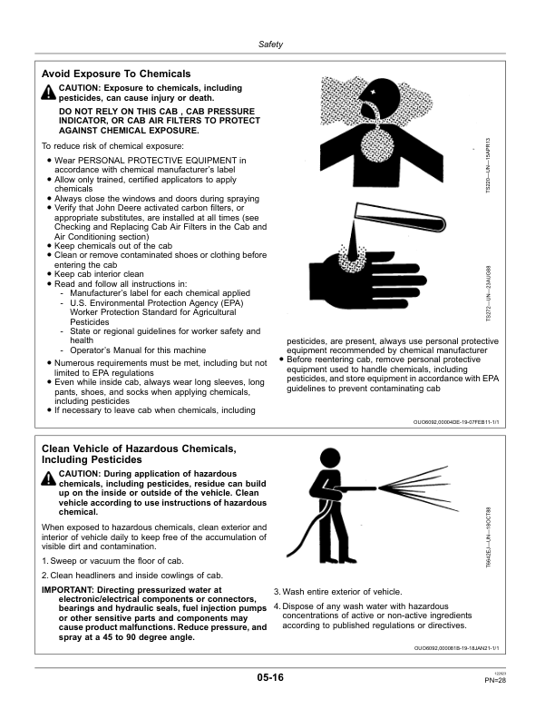 John Deere R4030 & R4038 Self-Propelled Sprayer/Spreader Export Edition (006001-011100) Operator's Manual (OMKK21487) - Image 2