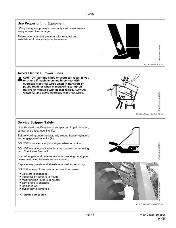 John Deere 7460 Cotton Strippers North America (043001- ) Operator's Manual (OMKK25372) - Image 3
