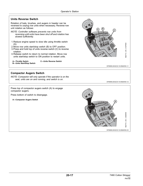 John Deere 7460 Cotton Strippers North America (043001- ) Operator's Manual (OMKK25372) - Image 4