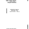 John Deere 7660 Cotton Pickers Operator's Manual (OMKK25441)