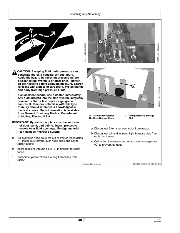 John Deere (CP20) Pull-Type Cotton Harvester 4MQ-1 (000101-) Operator's Manual (OMKK25909) - Image 3