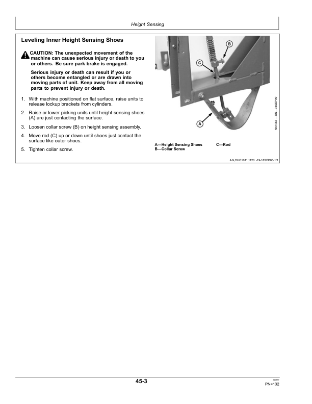 John Deere 4MZ-5 (9970) Self-propelled Cotton Picker Stage III Machine Operator's Manual (OMKK28426) - Image 2