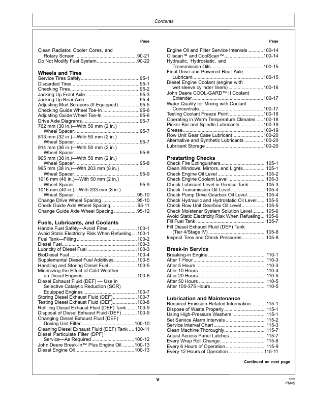 John Deere CP690 Cotton Pickers North America (060001-) Operator's Manual (OMKK29381) - Image 2