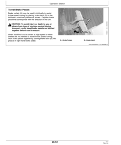 Alternative view of John Deere CP690 Cotton PickersExport Edition (060001-) Operator's Manual (OMKK29405)