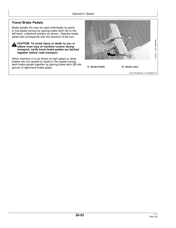 John Deere CP690 Cotton PickersExport Edition (060001-) Operator's Manual (OMKK29405) - Image 2