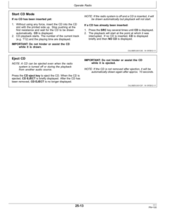 Alternative view of John Deere R4030, R4038 & R4045 Self-Propelled Sprayers Operator's Manual (OMKK31860)