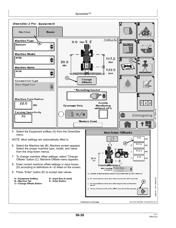 John Deere R4030, R4038 & R4045 Self-Propelled Sprayer/Spreaders (North American) Operator's Manual (OMKK31868) - Image 2