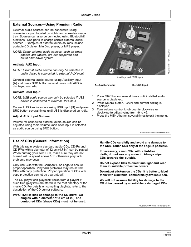 John Deere R4030, R4038 & R4045 Self-Propelled Sprayer/Spreaders (North American) Operator's Manual (OMKK31868) - Image 4