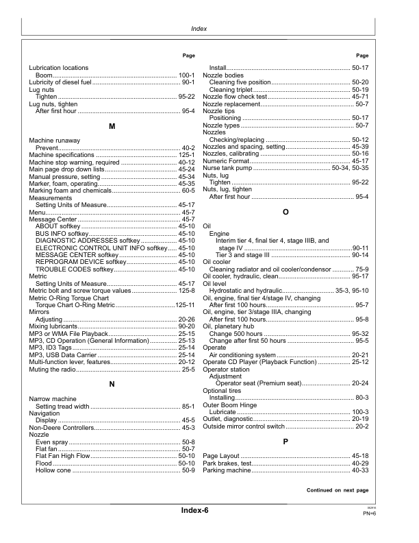 John Deere R4023 Self-Propelled Sprayers Operator's Manual (OMKK32682) - Image 4