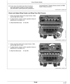 Alternative view of John Deere CP690 Cotton Picker (North American) Operator's Manual (OMKK33813)