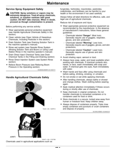 Alternative view of John Deere Direct Injection System (180001-) Operator's Manual (OMKK44269)