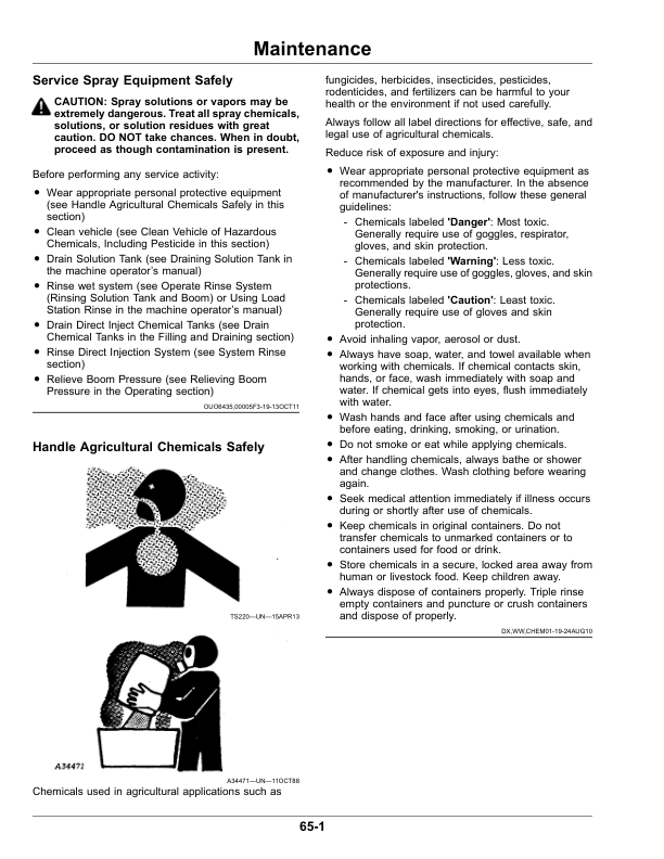 John Deere Direct Injection System (180001-) Operator's Manual (OMKK44269) - Image 2