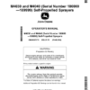 John Deere M4030, M4040 Self Propelled Sprayers (180000-189999) (Worldwide Edition) Operator's Manual (OMKK47278)