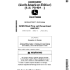 John Deere 2430C Chisel Plow, Conventional Applicator (North American) (780101-) Operator's Manual (OMKK48128)