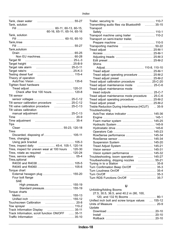 John Deere R4030, R4038, R4045, R4060 Self-Propelled Sprayer/Spreader (Australia) Operator's Manual (OMKK52075) - Image 4