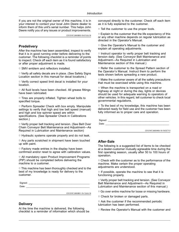 John Deere DN495 Dry Spinner Spreader Operator's Manual (OMKK52695) - Image 2