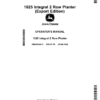 John Deere 1025 Integral 2 Row Planters Operator's Manual (OMKK54013)