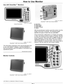 Alternative view of John Deere SeedStar 2 & SeedStar XP Monitor for 1745 MaxEmerge5 Planters Operator's Manual (OMKK54025)