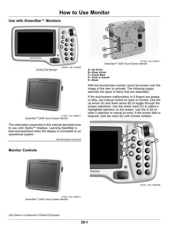 John Deere SeedStar 2 & SeedStar XP Monitor for 1745 MaxEmerge5 Planters Operator's Manual (OMKK54025) - Image 2