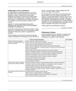 Alternative view of John Deere 425 Disk Harrow Wheel Type Offset Operator's Manual (OMKK54067)