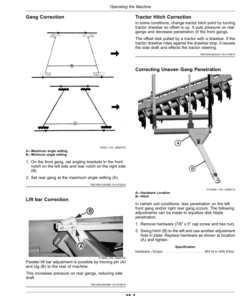 Alternative view of John Deere 425 Disk Harrow Wheel Type Offset Operator's Manual (OMKK54078)