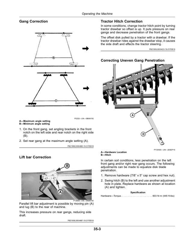 John Deere 425 Disk Harrow Wheel Type Offset Operator's Manual (OMKK54078) - Image 2