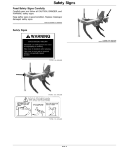 Alternative view of John Deere 913 V-Ripper Operator's Manual (OMKK54101)
