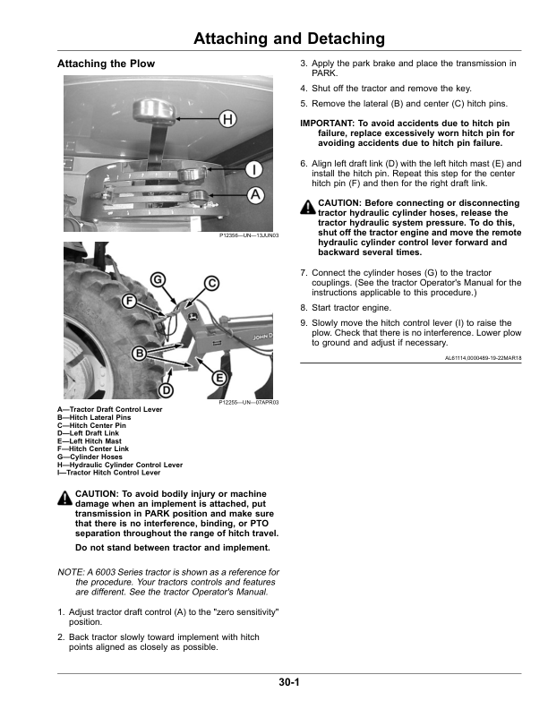 John Deere 945 Integral Reversible Moldboard Plows Operator's Manual (OMKK54124) - Image 2