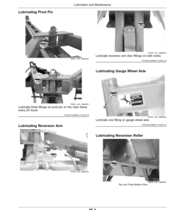 Alternative view of John Deere 975 Integral Reversible In Furrow Moldboard Plows Operator's Manual (OMKK54136)