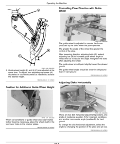 Alternative view of John Deere 3635 & 3645 IntegralReversible Disk Plows Operator's Manual (OMKK54154)