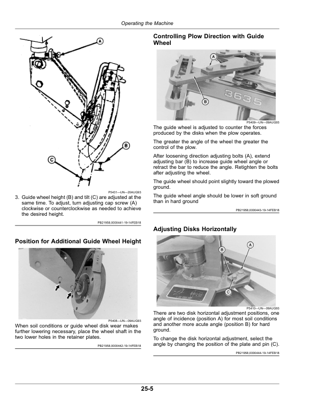 John Deere 3635 & 3645 IntegralReversible Disk Plows Operator's Manual (OMKK54154) - Image 2