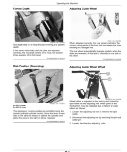 Alternative view of John Deere 3745 & 3755 Integral Reversible Disk Plows Operator's Manual (OMKK54162)