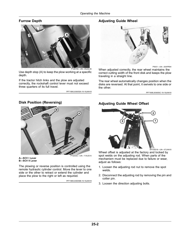 John Deere 3745 & 3755 Integral Reversible Disk Plows Operator's Manual (OMKK54162) - Image 2