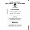 John Deere R4140i, R4150i PowrSpray Chemical Application Vehicle, Demountable Crop Sprayer Operator's Manual (OMKK56849)