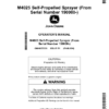 John Deere M4025 Self-Propelled Sprayer (190000-) (Worldwide) Operator's Manual (OMKK57228)
