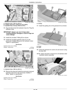 Alternative view of John Deere Granular Bin for AB485 Air Boom Application System (North America) Operator's Manual (OMKK59978)