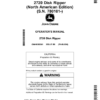 John Deere 2720 Disk Ripper Operator's Manual (OMKK60501)