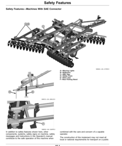 Alternative view of John Deere 2720 Disk Ripper Operator's Manual (OMKK60501)