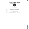 John Deere CP770 Cotton Picker (210001-230000) (Export Edition) Operator's Manual (OMKK69785)