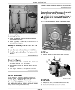 Alternative view of John Deere R4030, R4038, R4044, R4045, R4060 Self-Propelled Sprayer/Spreader (210001-) Operator's Manual (OMKK70035)