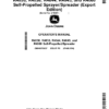 John Deere R4030, R4038, R4044, R4045, R4060 Self-Propelled Sprayer/Spreader (210001-) Operator's Manual (OMKK70037)