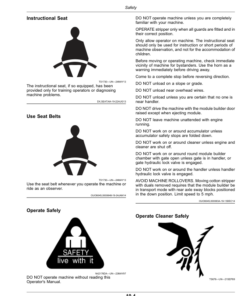 Alternative view of John Deere CS690 Cotton Stripper (085001-) Operator's Manual (OMKK76091)