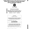 John Deere 400R, 408R, 410R, 412R, 600R, 612R, 616R Self-Propelled Sprayer/Spreader (220001-230000) (North American) Operator's Manual (OMKK76267)