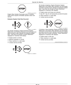 Alternative view of John Deere 400R, 408R, 410R, 412R, 600R, 612R, 616R Self-Propelled Sprayer/Spreader (220001-230000) (North American) Operator's Manual (OMKK76267)